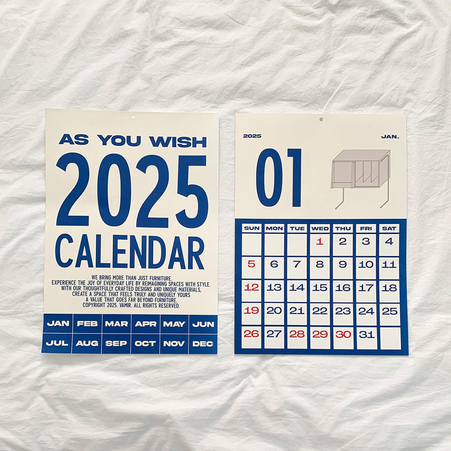 2025 壁掛けカレンダー