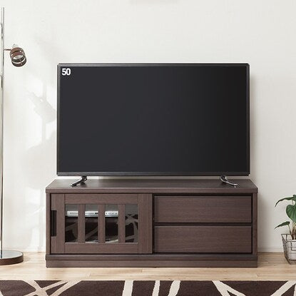 TV stand (Lowboard Akatsuki 120 DBR)