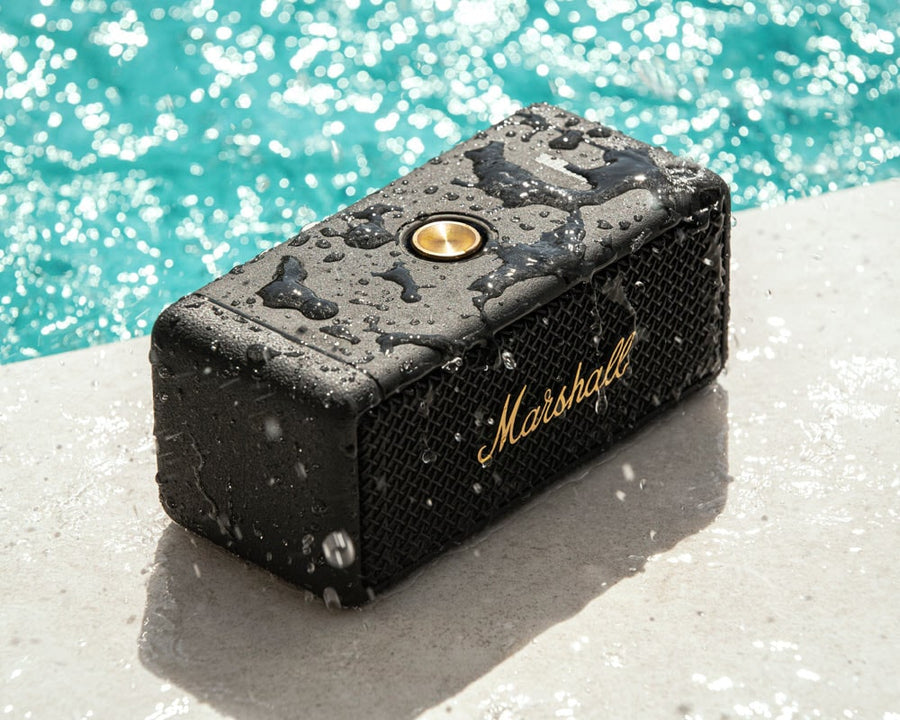 EmbertonⅡ Black and Brass Portable Speaker Emberton 2 Portable Speaker