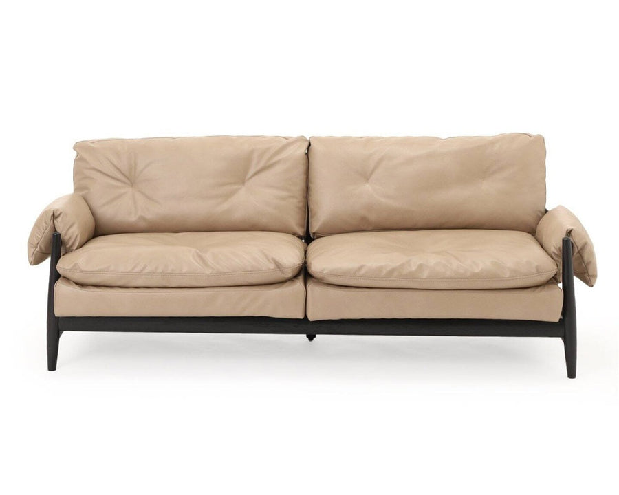 MADEIRA SOFA PU BK FRAME Madeira sofa PU leather black frame