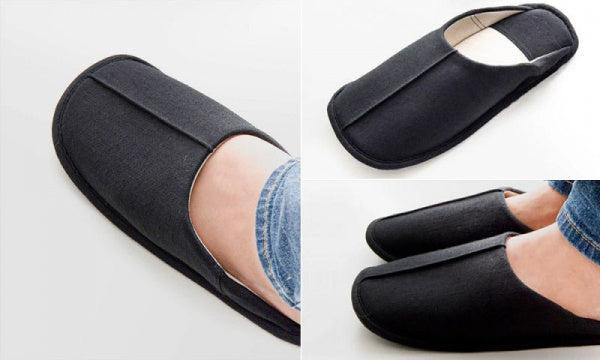 B2C Washable Slippers, Black