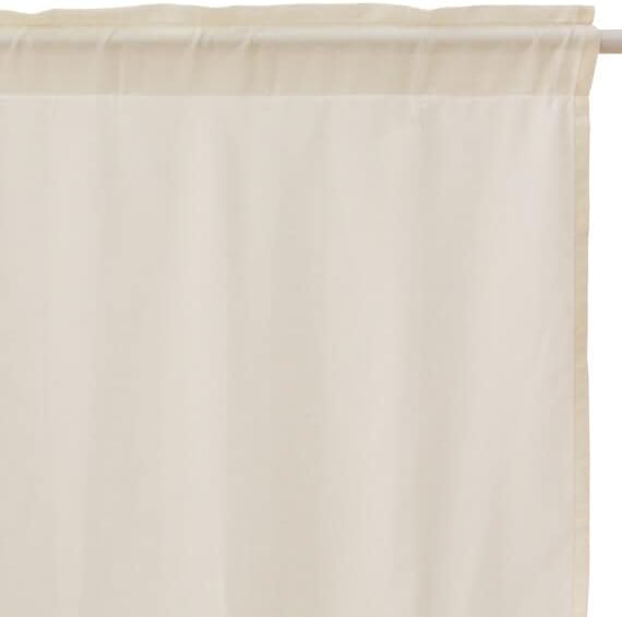 1 piece lace curtain, ivory