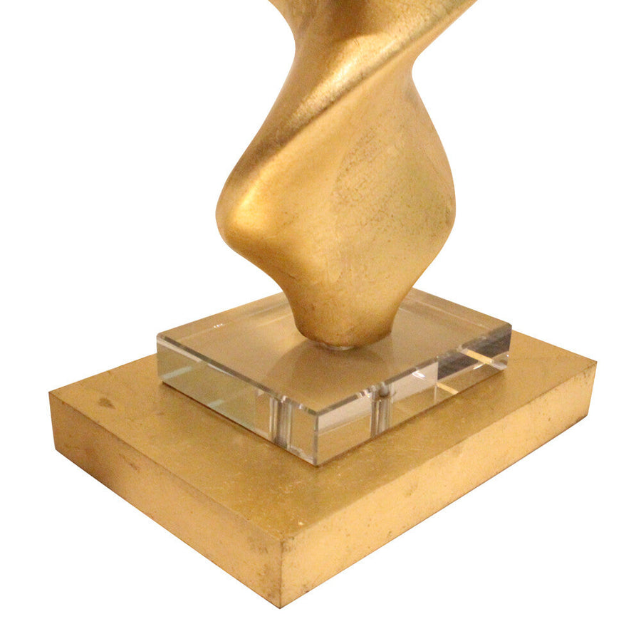 Luxury Gold Pillar Table Lamp