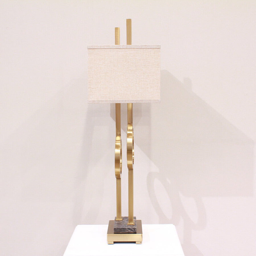 Luxury Brass Marble Table Lamp