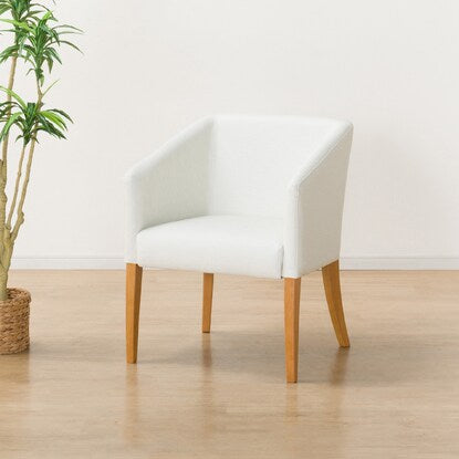 Wooden chair (H1703AWP LBR/WH)