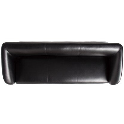 3-seater synthetic leather sofa (Abby LS925C BK)