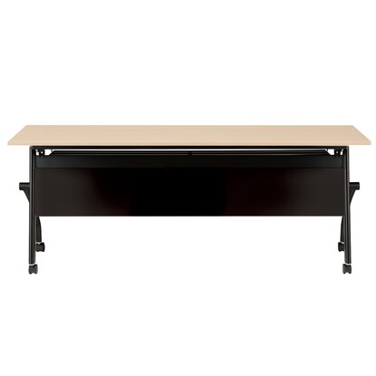 Conference table (NTM18060 NF8-2 with back panel OAK/B)