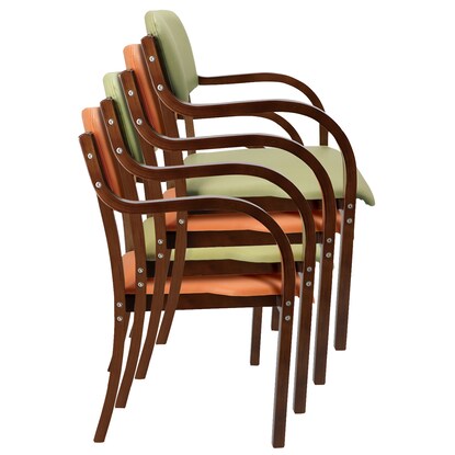 Wooden chair (Anemone LBR/GR)