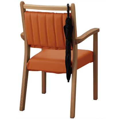 Wooden chair (YF-11 LBR/OR with armrests)