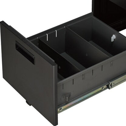 Wagon (3 shelves, HD-3, cylinder lock, black)