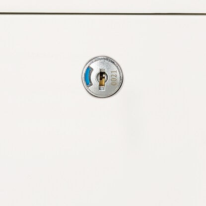 Wagon (3 shelves, HD-3F, cylinder lock, WH)