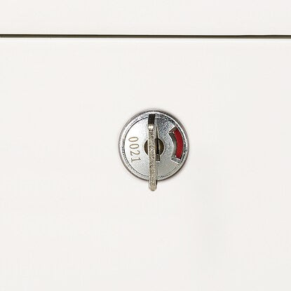 Wagon (3 shelves, HD-3F, cylinder lock, WH)