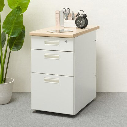 Side desk (3 shelves GD-01 OAK/WH)