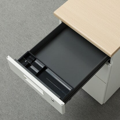 Side desk (3 shelves GD-01 OAK/WH)