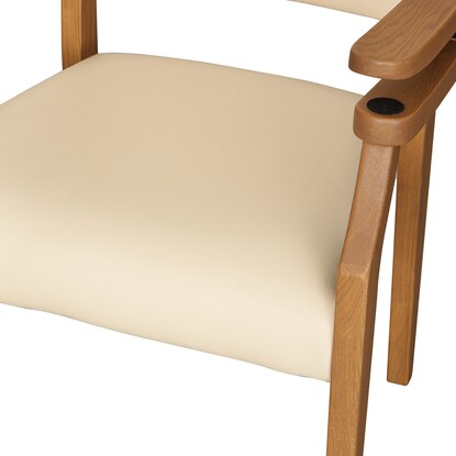 Wooden chair (Kap2DA M double arm LBR/IV)