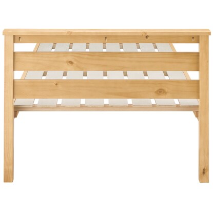 Slatted single bed frame (Bonanza Boltless NA)