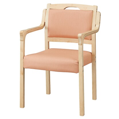 ニトリ(NITORI) Wooden chair (Cole with armrests, NA/PI) - ミルム 家具・インテリア