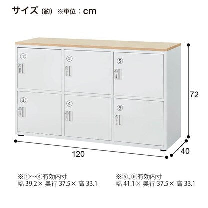 Steel bookcase (locker type NT6D WH/WH)