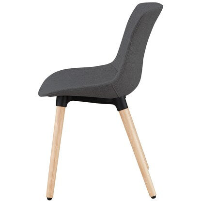 Wooden leg chair (7-08MR cloth CGY)