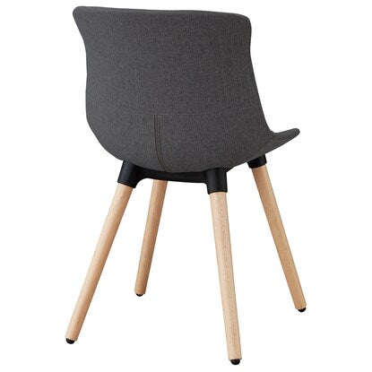 Wooden leg chair (7-08MR cloth CGY)