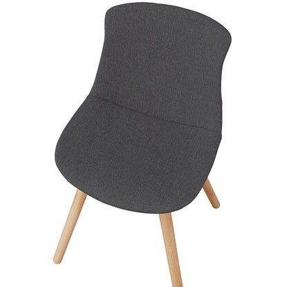 Wooden leg chair (7-08MR cloth CGY)