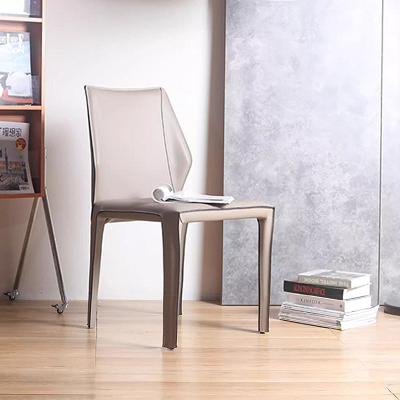 Chic Design Saddle Leather Dining Chair