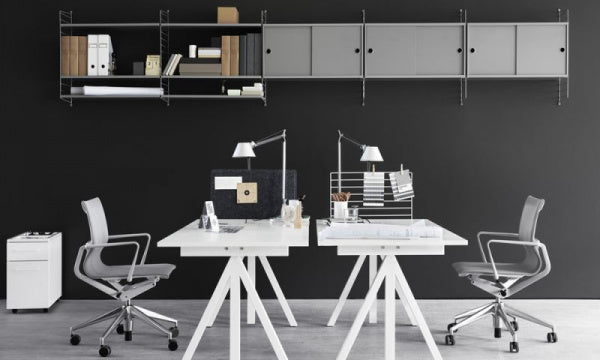 Height-adjustable work desk, 160 x 78 cm, white
