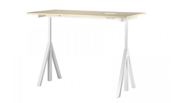 昇降式 ワークデスク 140×78cm アッシュ