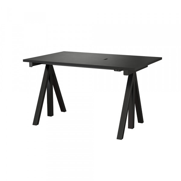 昇降式 ワークデスク 120×78cm ブラック