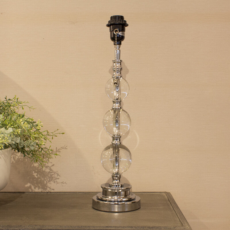 Classic white shade acrylic glass table lamp