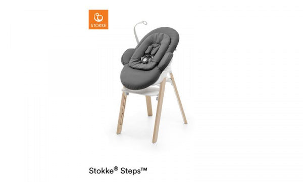STEPS Bouncer Herringbone Gray with White Chassis