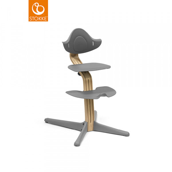 Nomi Chair, Oak, Gray