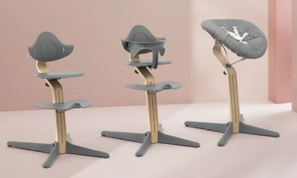 Nomi Chair, Oak, Gray