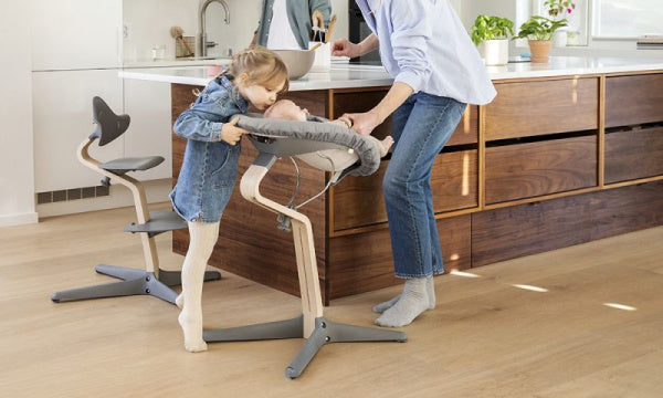Nomi Chair, Oak, Gray