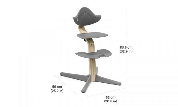 Nomi Chair, Oak, Navy