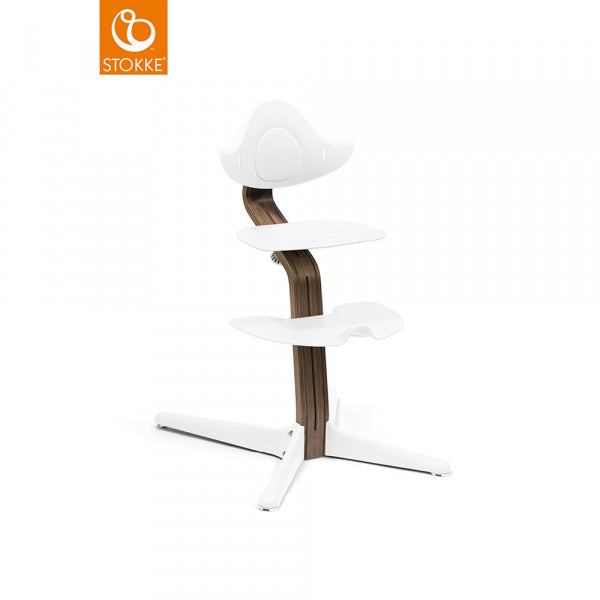 Nomi Chair, Walnut, White