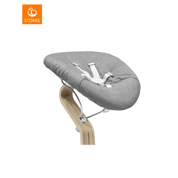 Nomi Newborn Set, Reversible, White and Gray Sand