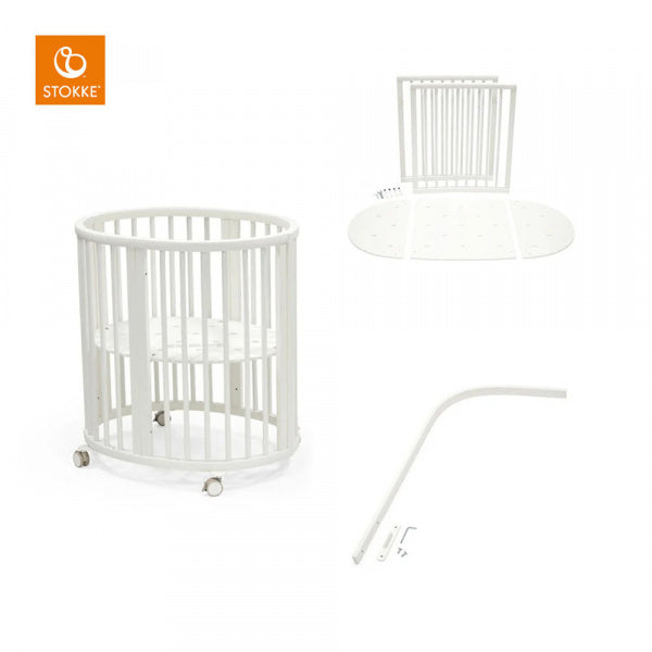STOKKE SLEEPI ベッド セットV3 ホワイト