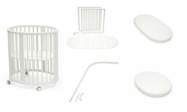 STOKKE SLEEPI ベッド セットV3 ホワイト