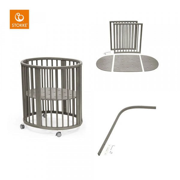 STOKKE SLEEPI ベッド セットV3 ヘイジーグレー