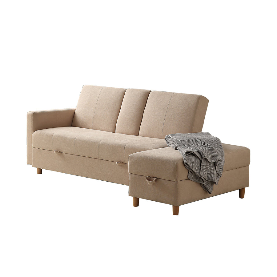 Multifunctional 3-seater sofa with storage