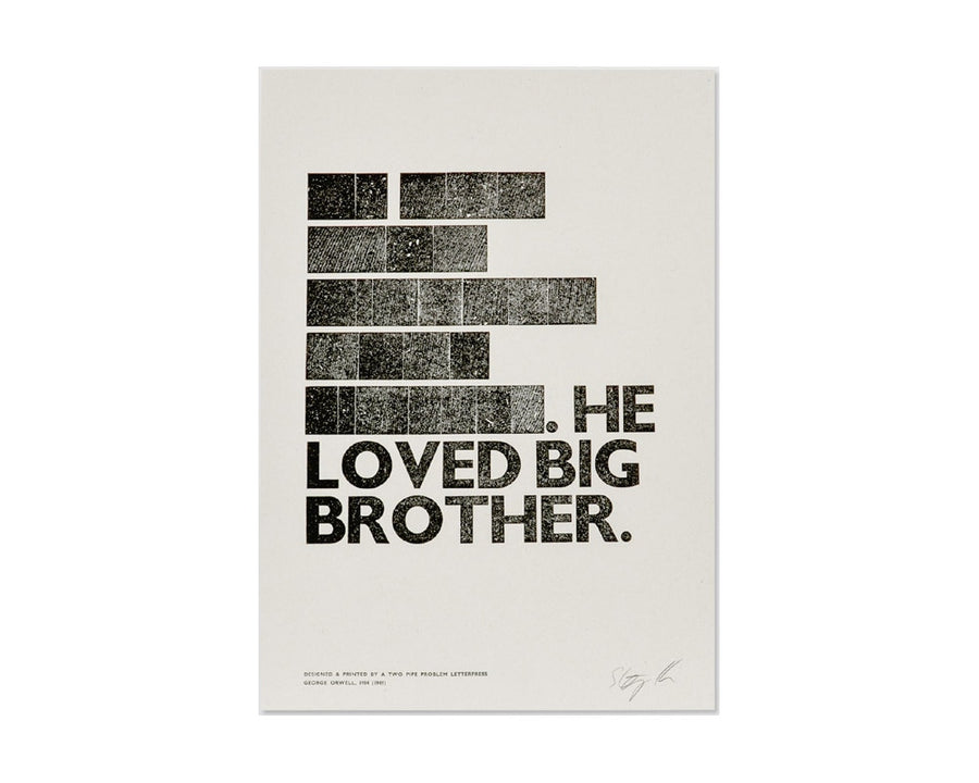 BIG BROTHER POSTER ビッグブラザーポスター