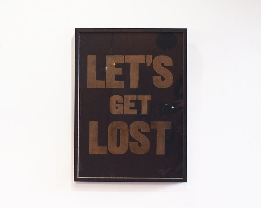LET’S GET LOST POSTER レッツゲットロスト ポスター