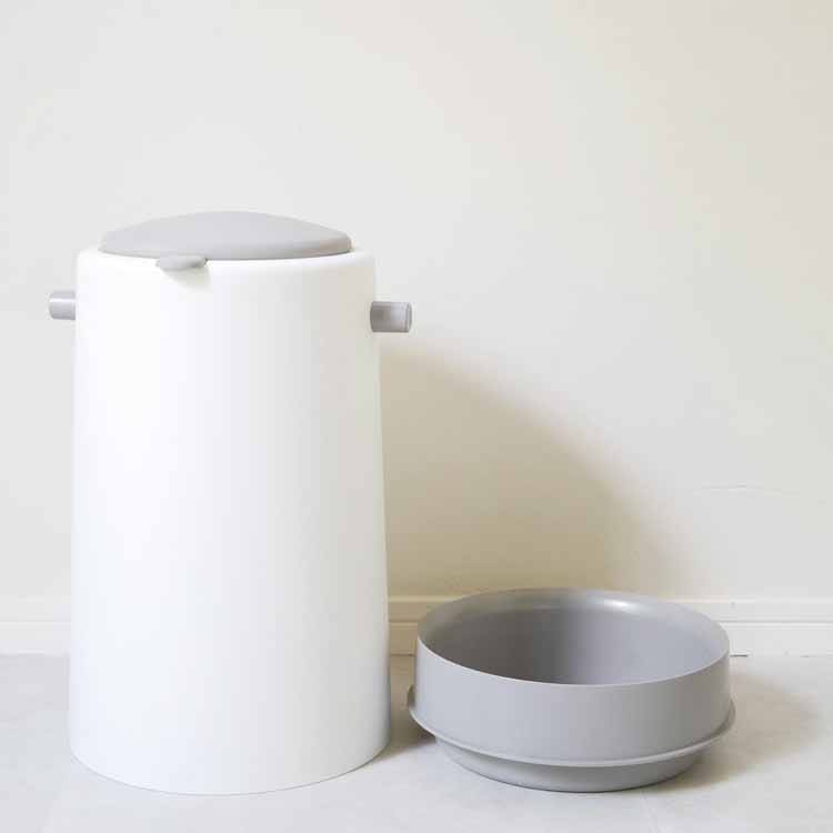 Diaper Pot Airtight Diaper Pail, White