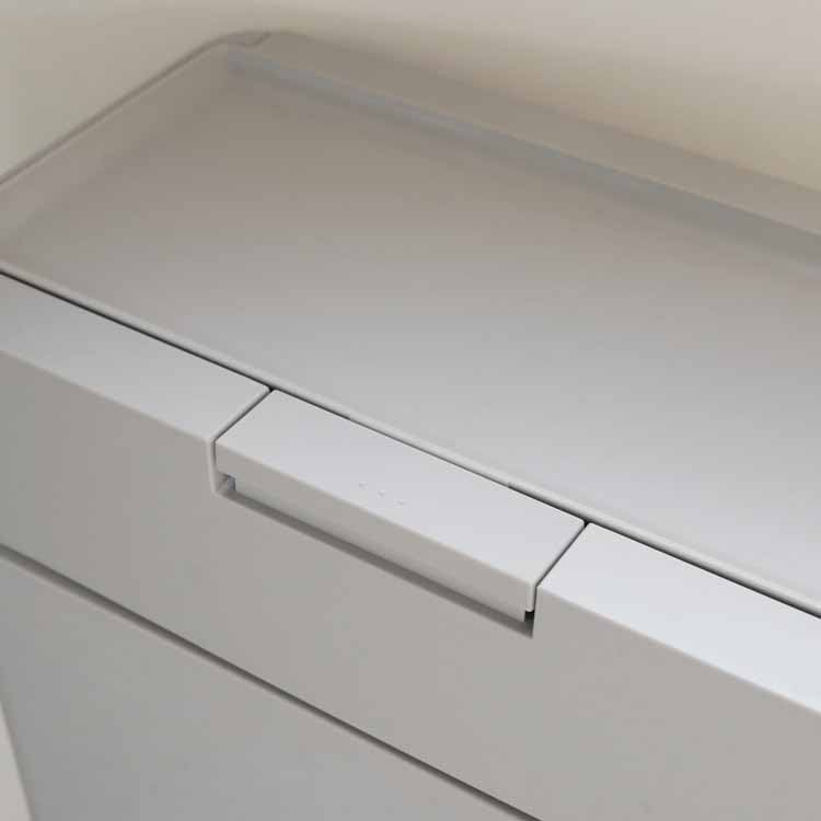 Seals 25 Airtight Dustbin, Gray