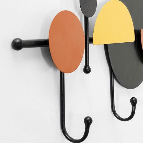 87124 Coat Rack Semicircles Colore 80cm