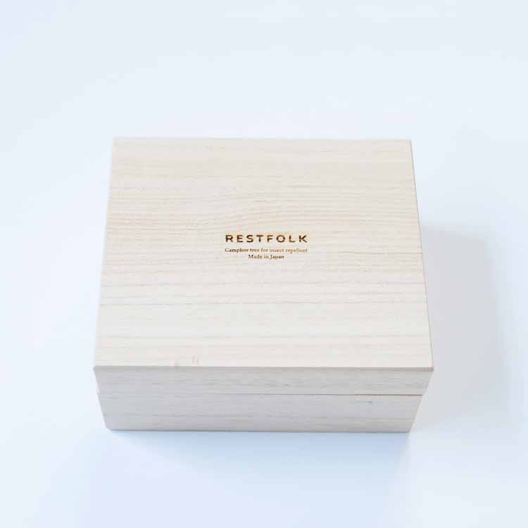 RESTFOLK Camphor Tree Blocks 24pcs W Wood Case