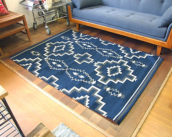 Native Rug Navy ネイティブラグ ネイビー