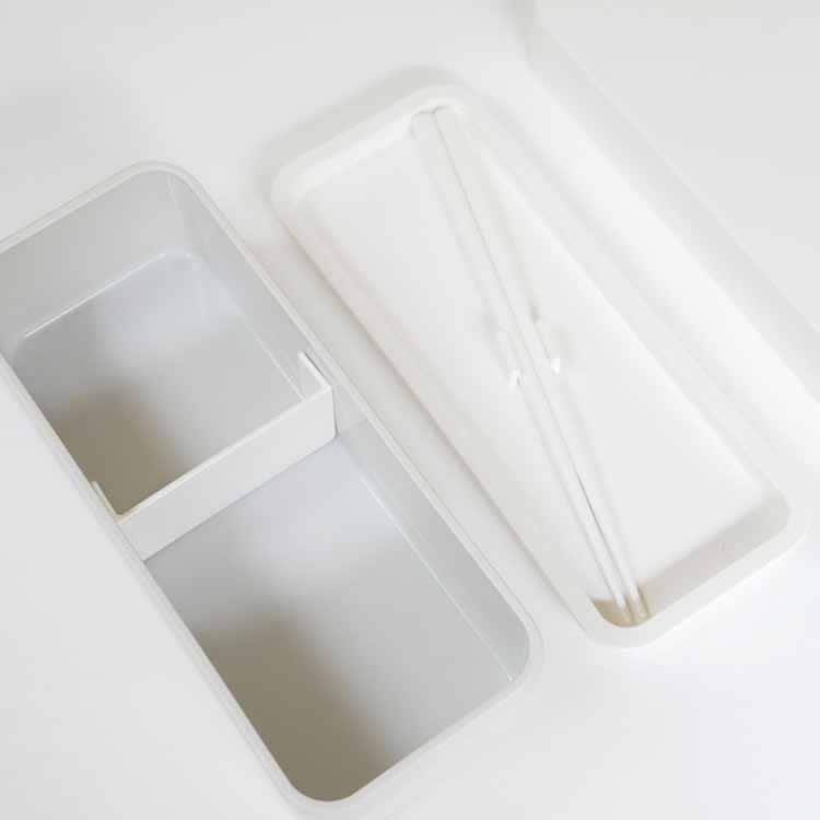 Tight Fit Lunch Box, Gray