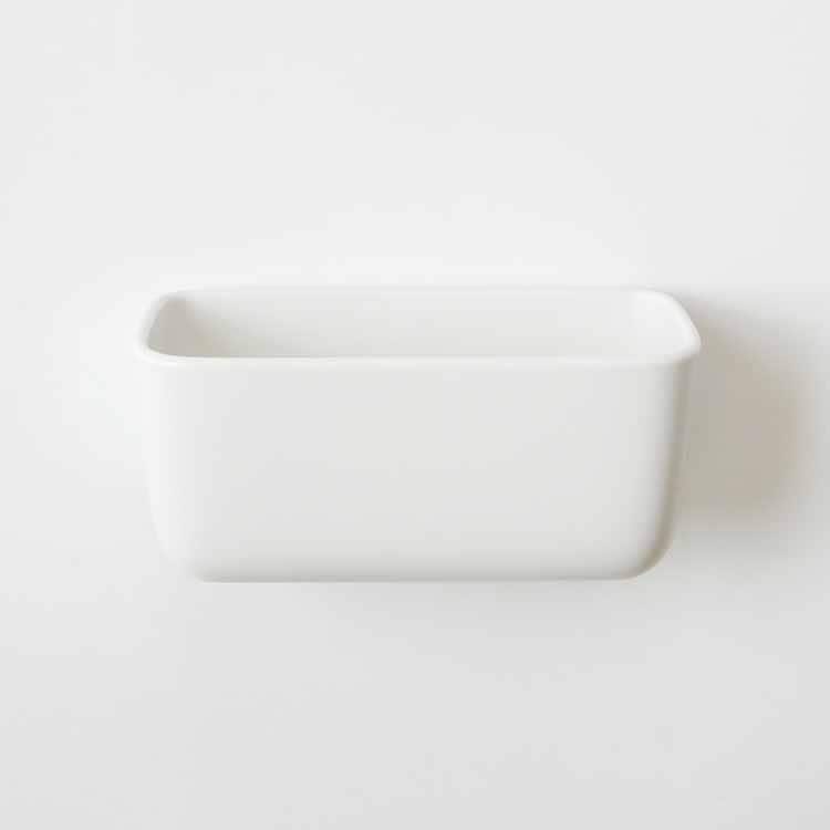 Magnetic Bathroom Trinket Box, White